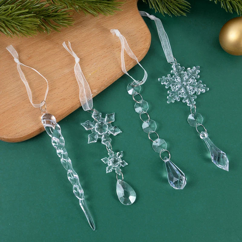 Winter Sparkle Snowflake Decorations