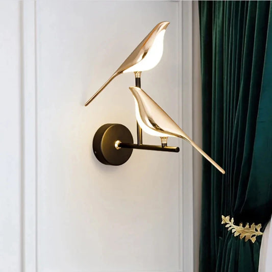 Golden Bird Wall Sconce