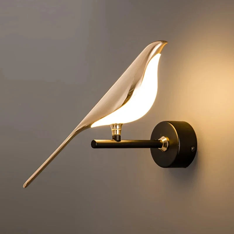 Golden Bird Wall Sconce