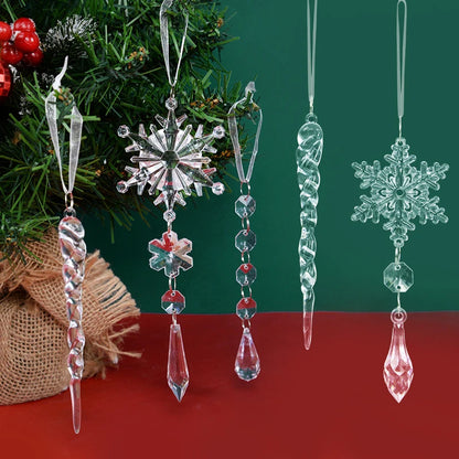 Winter Sparkle Snowflake Decorations