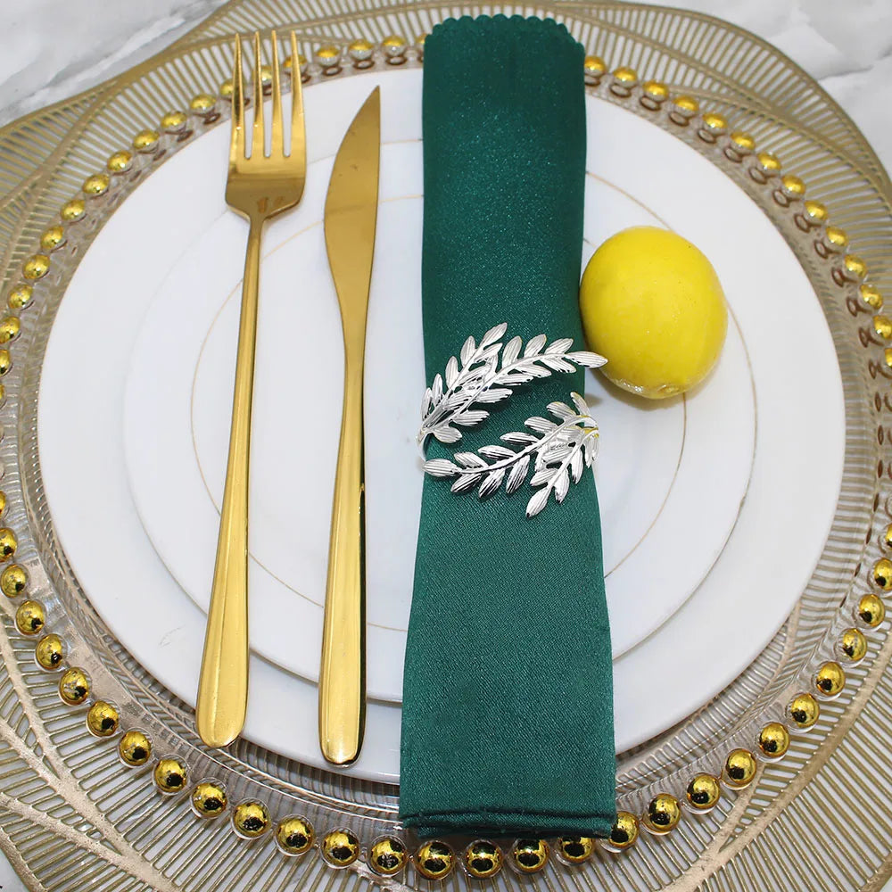 Luxe Leaf Napkin Wraps