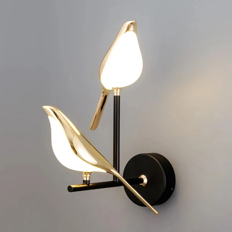 Golden Bird Wall Sconce